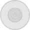 Ekena Millwork Standard Grayson Bullseye Rosette with Beveled Edge, 7"W x 7"H x 3/4"P ROSP070X070X075GRY03 - alternate 4